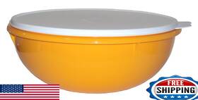 B01ed737ri Tupperware Vintage Edition Fix N Mix Bowl Harvest Yellow With Sheer Seal