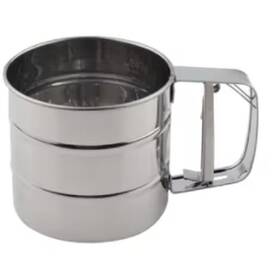 Turbo-roofinds 705353080159 1pc Stainless Steel Flour Sifter For Baking Powder Sugar Shaker With Hand Press Turbo-roofinds 705353080159 1pc Stainless Steel Flour Sifter For Baking Powder Sugar Shaker With Hand Press