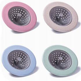 00215 Tvoip 4pcs Silicone Kitchen Sink Strainer Stopper Waste Plug Filter Wast
