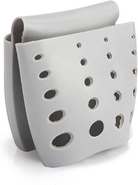 Vdfvbg58dv Txin Sink Hanging Drain Basket Double Sponge Holder Small Gray