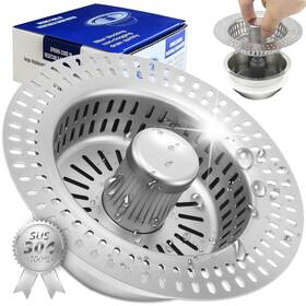 Ksds509 Tzona 3 In 1 Kitchen Sink Drain Strainer Upgraded Pop Up Stopper With Ksds509 Tzona 3 In 1 Kitchen Sink Drain Strainer Upgraded Pop Up Stopper With