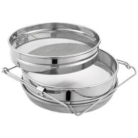 Am554454 Ubamdom Stainless Steel Honey Strainer Double Sieve Mesh Multipurpose Stai