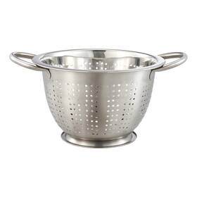 Un Brand 445047944987 Ss 5 Quart Multi-use Colander For Straining Draining And Rinsing Pasta Fruits Or Veg