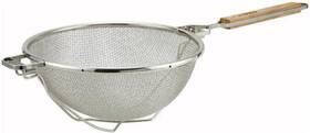 Usa 445051528562 Strainer 10.5-inch Diameter Double Mesh Medium Nickel Tan