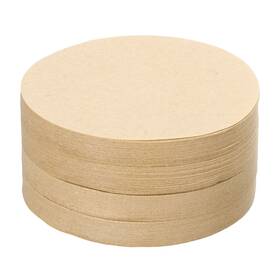 Uxcell 724117892722 600pcs Coffee Filters 70mm Disposable Round Paper Filter Natural Home Office