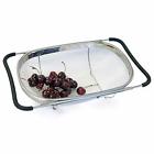 V9lvxdcb3g General Culina Strainer Oval Stainless Steel Fine Mesh Expandable