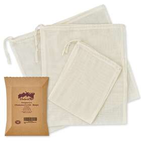 Valarco 060838110062 Organic Cheesecloth Nut Milk Bag Strainer 3pack Gots Certified Cheese Cloths For Valarco 060838110062 Organic Cheesecloth Nut Milk Bag Strainer 3pack Gots Certified Cheese Cloths For