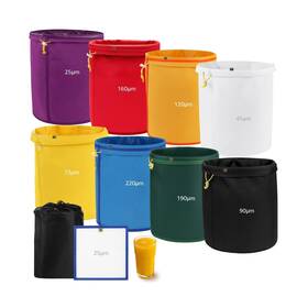 L27lr559f17yx59gt7 Varku 8pcs 5-gallon Mesh Filter Bags 25 To 220 Micron Fine Nylon Strainer Bag Reu
