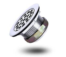 Varnahome 760939156161 Stainless Steel Shower Strainer Assembly With Flat Grid For Bar Or Bath