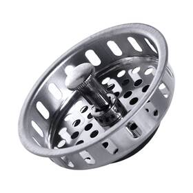 Vakd512zs18-1 Varnahome Kitchen Sink Basket Strainer 3-1/2 Inch Stainless Steel Neoprene Seal 1 Pack