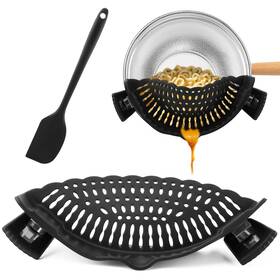 22412934 Velarionna Clip On Silicone Strainer For Pots And Pans Pasta Space Sa