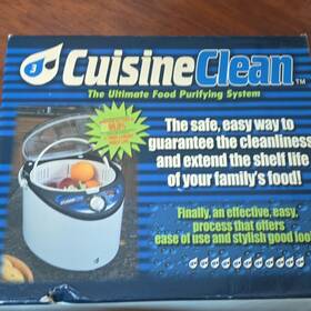 600.90.00001 Vesture Cuisineclean Food Purifier Removable Basket Fruit And Vegetable Washer 600.90.00001 Vesture Cuisineclean Food Purifier Removable Basket Fruit And Vegetable Washer
