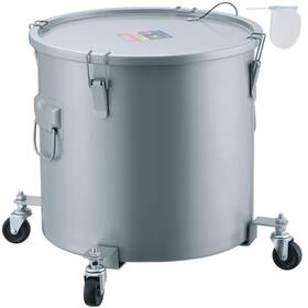 10loilfgbt Vevor 16 Gallon Heavy Duty Food Strainer Fryer Oil Bucket With Filter And Casters