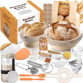 B0ffmhgh2k Vimerpa Sourdough Starter Kit Bread Making With Jar For B