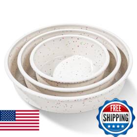 B0fly2xgq9 Vinino 3 Pack Round Cake Pan Set 6ftft/8ftft/10ftft With Metal Reinforced Frame Cir