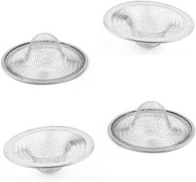 Vizgiz 744759073464 2 Pack Metal Sink Strainer Mesh For Kitchen Stainless Steel Basket