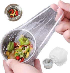 Sclw-200 Vlwltl 200 Pcs Disposable Kitchen Sink Drain Strainer Mesh Bag Fits Fo