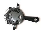 Vm-20160427dfs Visvabhavanah Mart Stainless Steel Bar Style Cocktail Strainer Mesh Colander Kitchen Sieve Fine Si