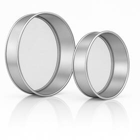 B0g1kw9y1p Vollum Stainless Steel Flour Sifters Set Of Fine Mesh Round Sieves For Baking
