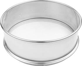 Fsss8-30m Vollum Stainless Steel Flour Sifter Fine Mesh Round For Baking 8 Diameter X 2.5 High Fsss8-30m Vollum Stainless Steel Flour Sifter Fine Mesh Round For Baking 8 Diameter X 2.5 High