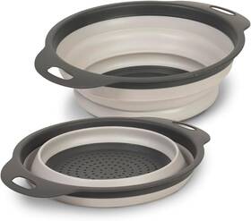 Volume Distributors Inc. 445035264264 Glad Collapsible Colander Strainer - 2l Small Pasta Drainer For Kitchen Veget Volume Distributors Inc. 445035264264 Glad Collapsible Colander Strainer - 2l Small Pasta Drainer For Kitchen Veget