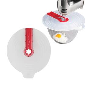B0d1 Vufvoid 12 Inch Mixer Splatter Guard Egg Whisk Mixing Bowl Lid In White