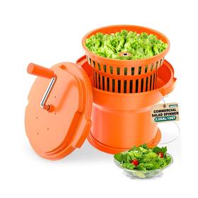Wzslt12l1usl02 Wantjoin Commercial Salad Spinner - 2.5 Gallon Dryer Large With Silic