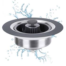 Ksdwsbs24 Warmspray Kitchen Sink Drain Strainer Stopper 3 In 1 Stainless Steel Pop Up S Inch