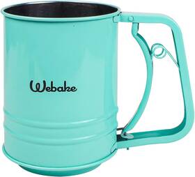 Webake 760970318467 Flour Sifter For Baking Stainless Steel One-handed Small Sieve K Webake 760970318467 Flour Sifter For Baking Stainless Steel One-handed Small Sieve K