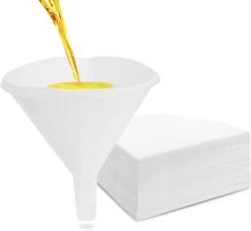 Weishuo 313026959925 Non Woven Filter Cones 50 Pack Cooking Oil Strainer Deep Fryer Filters With