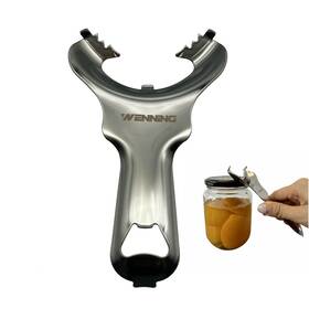 Wn023 Wenning Multi-purpose Bottle Opener Mason Jar No Lid Dents Or Damage Various L