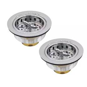 Westbrass 313113891848 Post Style Kitchen Strainer With Waste Disposal Flange And Stopper Drain Set Po