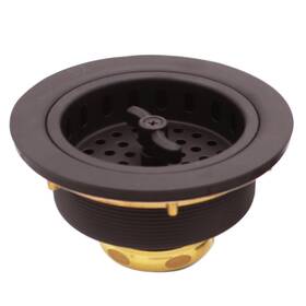 D213-12 Westbrass 733353219798 3-1/2 Inch Wing Nut Twist Style Large Kitchen Sink Basket Strainer 1-pac