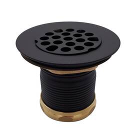 D218162 Westbrass 747028058629 Grid Basket Style Bar Sink Strainer Matte Black