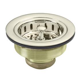 R214-05 Westbrass 747028084611 3-1/2-inch Large Post Style Kitchen Sink Basket Strainer Polished Ni R214-05 Westbrass 747028084611 3-1/2-inch Large Post Style Kitchen Sink Basket Strainer Polished Ni