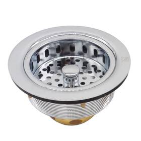 R214-26 Westbrass 747028084642 3-1/2-inch Post Basket Strainer Polished Chrome