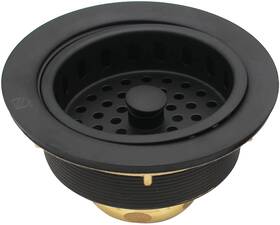 R214-62 Westbrass 747028084659 3-1/2-inch Large Post Style Kitchen Sink Basket Strainer Matte Black R214-62 Westbrass 747028084659 3-1/2-inch Large Post Style Kitchen Sink Basket Strainer Matte Black