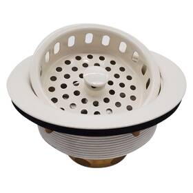 D214-51 Westbrass 747028214513 3-1/2 Inch Post Style Large Kitchen Sink Basket Strainer 1-pack Powder