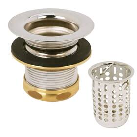 D218-05 Westbrass 747028218054 Junior Basket Style Bar Sink Strainer Polished Nickel D218-05 Westbrass 747028218054 Junior Basket Style Bar Sink Strainer Polished Nickel