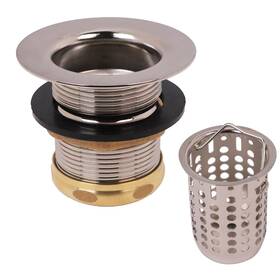 D21820 Westbrass 747028218214 Junior Bar And Laundry Sink Drain Assembly With Removable Strainer Basket