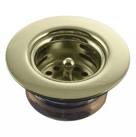 D220-01 Westbrass 747028220019 Midget Duo Post Style Bar Strainer Polished Brass
