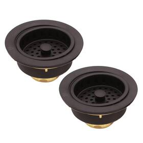 D2145-12 Westbrass 747028245128 3-1/2 Inch Post Style Large Kitchen Sink Basket Strainer Oil Rubbed Bro