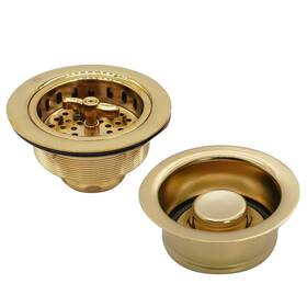 D2155-01 Westbrass 747028255011 Wing Nut Style Large Kitchen Basket Strainer With Waste Disposal Fla