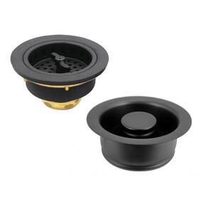 D2155-62 Westbrass 747028255622 Wing Nut Style Large Kitchen Basket Strainer With Waste Disposal Fla
