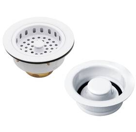 D2165-50 Westbrass 747028265508 Post Style Large Kitchen Basket Strainer With Waste Disposal Flange
