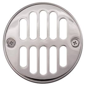 Westbrass 747028312264 Shower Strainer Set With Screws Grill And Crown Polished Chrome