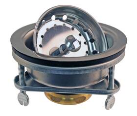 Westbrass 747028611480 Easy Connect Stainless Steel Kitchen Basket Strainer Ieods