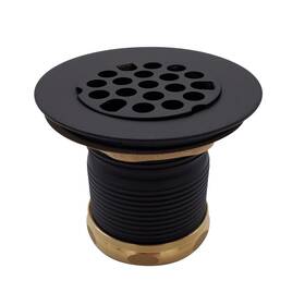 A2181-62 Westbrass Bar Sink Drain Assembly Matte Black With Strainer Grid Cover A2181-62 Westbrass Bar Sink Drain Assembly Matte Black With Strainer Grid Cover