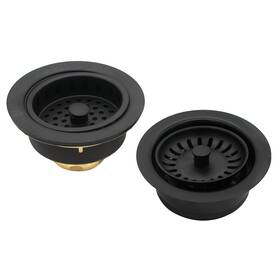 Co2165s-62 Westbrass Combo Pack 3-1/2 Inch Post Style Large Kitchen Sink Waste Disposal Dra