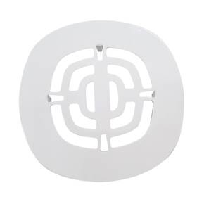 D316-50 Westbrass Brass Snap-in Shower Strainer Grid Powder Coat White 1-pack